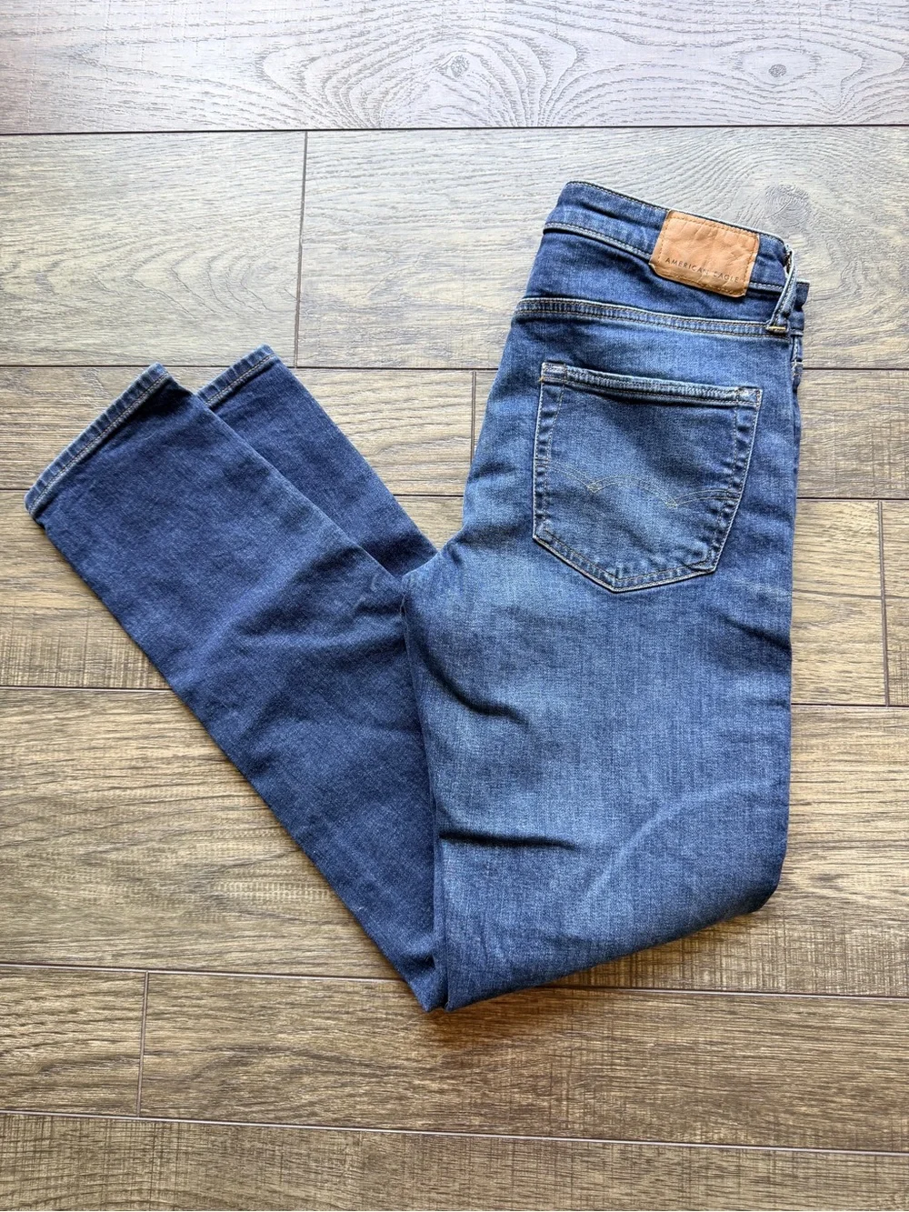 American Eagle Airflex+ Men's Dark Blue Straight Jeans size 30x32 New w/o tags